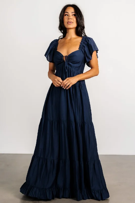 Agatha Maxi Dress | Dark Blue