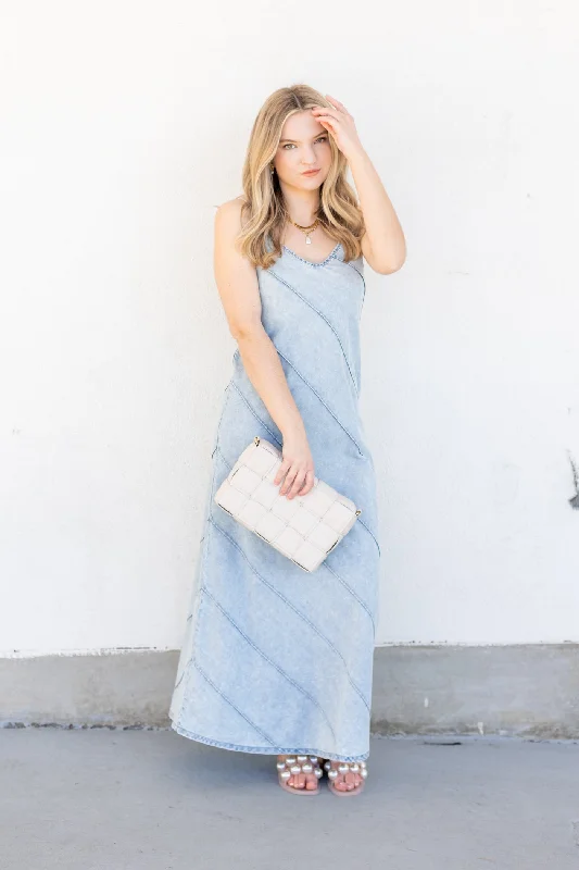 SAIGE DENIM DRESS