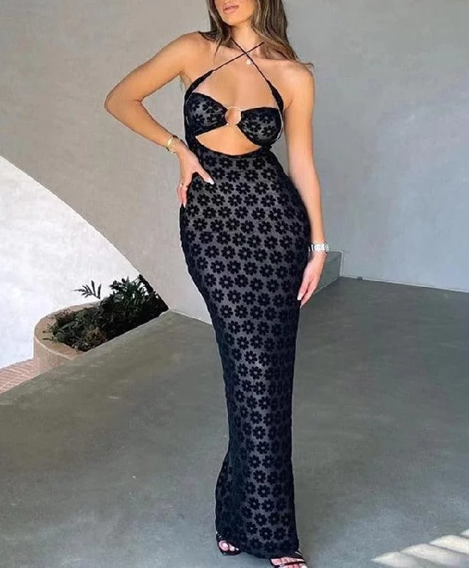 Corinna Mesh Maxi Dress