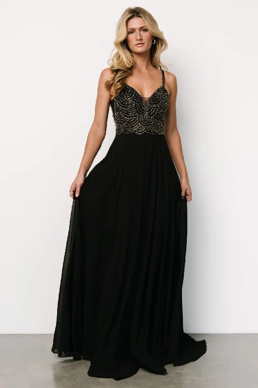 Honor Beaded Bridal Gown | Black